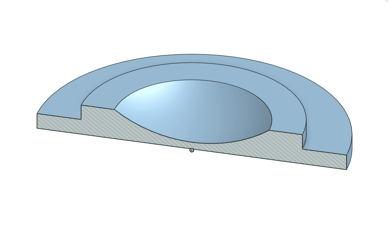 Cross-section of lens design